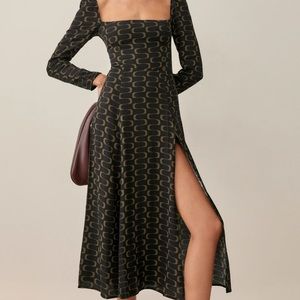 NWT Reformation Sigmund Dress in Linguini (Petite)